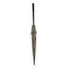 Parasol with a wooden handle carved with grapes