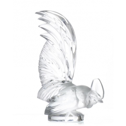 Sculpture en verre \"Coq\" Signé LALIQUE