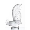 "Rooster" glass sculpture, signed LALIQUE