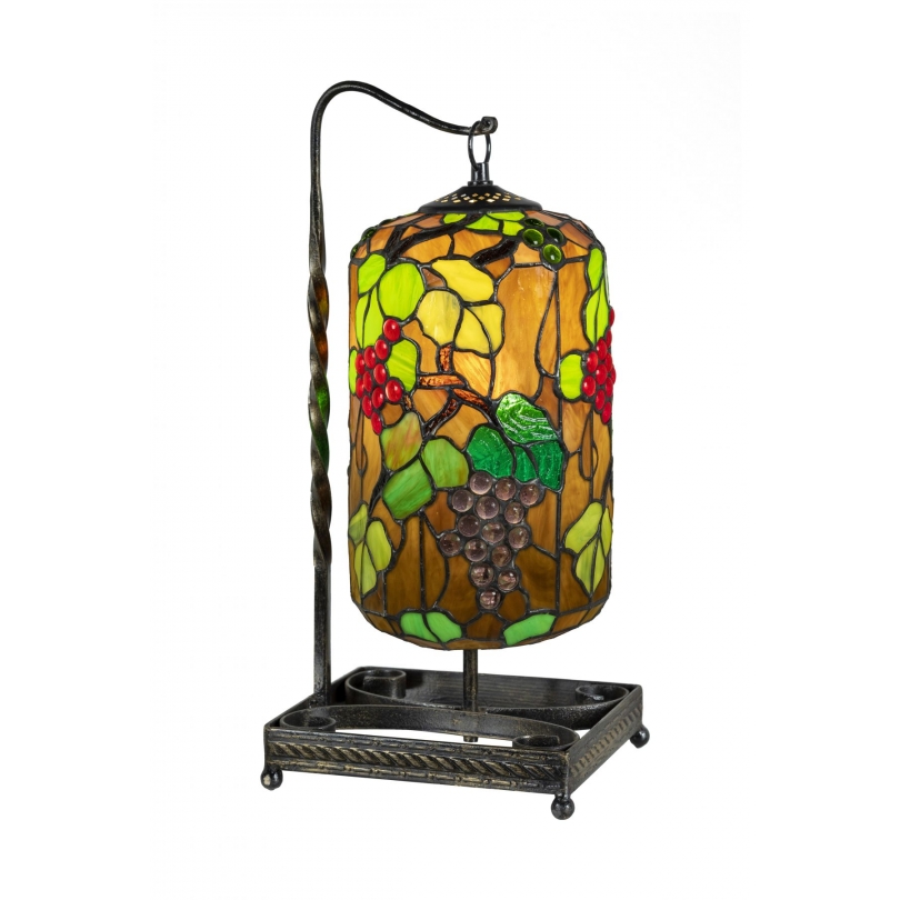 Hanging Tiffany-style table lamp