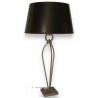  Lampe en fer avec abat-jour en faux sur  Moinat SA  - Antiquités décoration