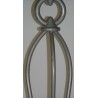  Lampe en fer avec abat-jour en faux sur  Moinat SA  - Antiquités décoration