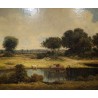 Tableau \"Paysage\" signé W. SLATER
