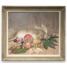 Tableau \"Lièvre\" signé G. DP. 1942