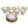 Suite de 6 tasses dorées de Limoges