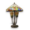  Lampe "Pensées" en mosaïque à 6 lumières sur  Moinat SA  - Antiquités décoration