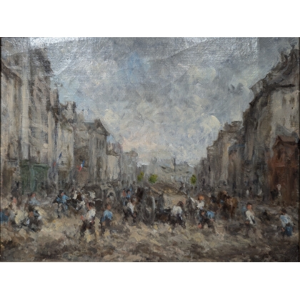 Tableau \"Révolution Française\" par LELEUX