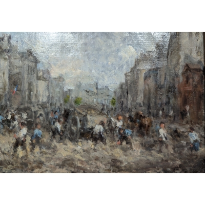 Tableau \"Révolution Française\" par LELEUX