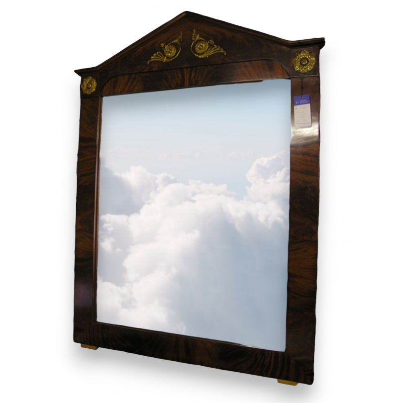  Miroir style Empire en acajou sur  Moinat SA  - Antiquités décoration