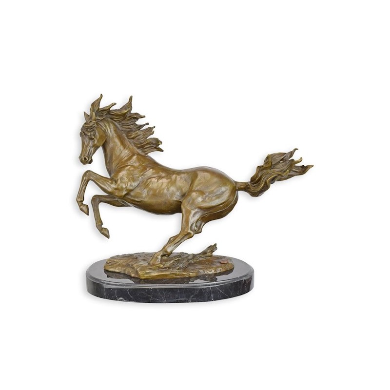 Bronze \"Cheval au galop\"