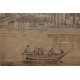 Dessin "La Tour de Peilz" signé STEINLEN 1852