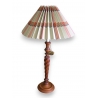 Lampe bougeoir, pied tourné