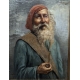 Tableau "Homme avec pipe" signé A. FRIGERIO