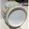 Vase de Canton décor Scène d'intérieur