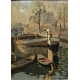 Tableau "La Seine" signé G. DU PASQUIER