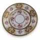 Assiette "Fleurs" en porcelaine de Limoges