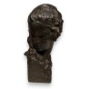 Buste \"Jeune fille\" en bronze signé GENNARELLI