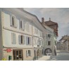Tableau \"Coppet\" signé Benj. VAUTIER 1943