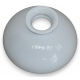 Abat-jour en opaline blanche