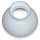 Abat-jour en opaline blanche