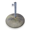 Round stone parasol base