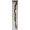 Canne monoxyle poignée Oiseau en bois sculpté