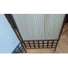 3-panel screen made of iron and fabric
