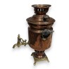 Copper and brass samovar