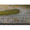 Tableau \"L\'Ile Rousseau\" signé DELAPIERRE