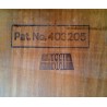 Table en palissandre marquée ASCH