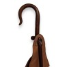 Metal hunting stick, with a wooden handle