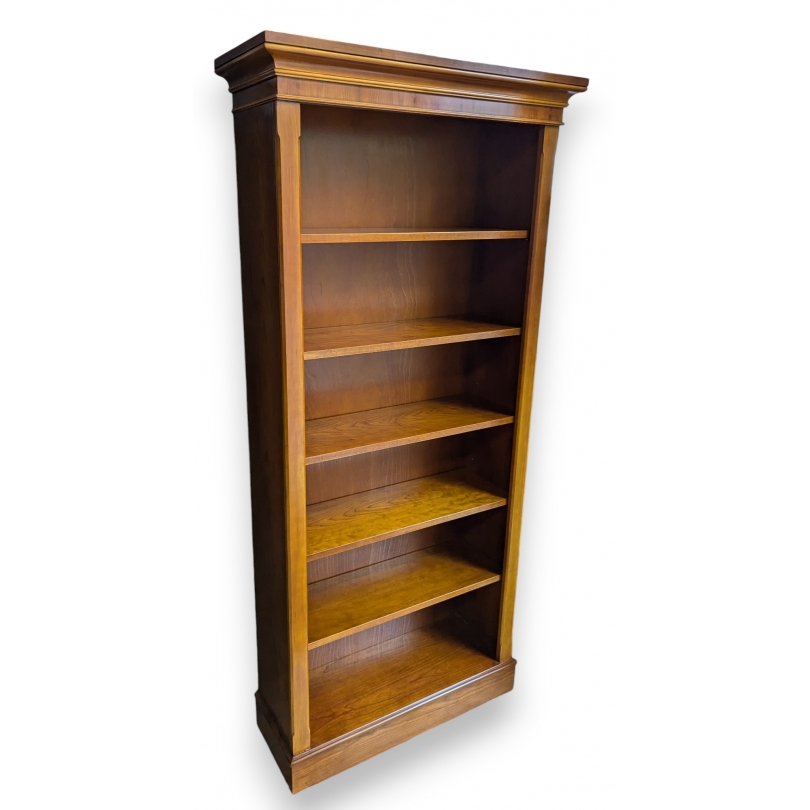 Bibliothèque ouverte en bois d'if