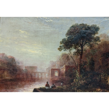 Tableau \"Vue d\'Italie\"