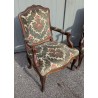 Paire de fauteuils Louis XV à la Reine