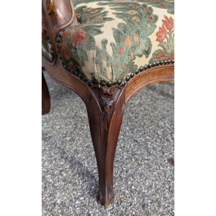 Paire de fauteuils Louis XV à la Reine