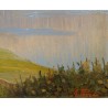 Tableau \"Vue du Lac\" signé A. PONCI
