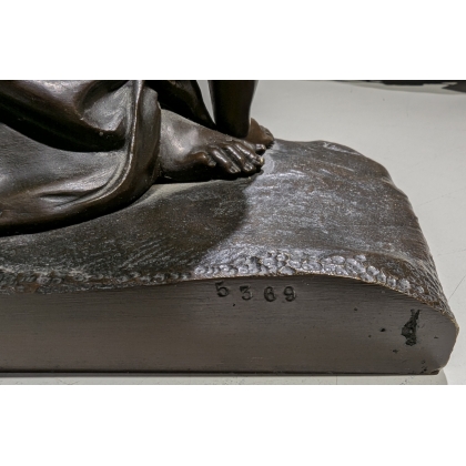Bronze \"La Vierge à l\'Enfant\" d\'après PRADIER