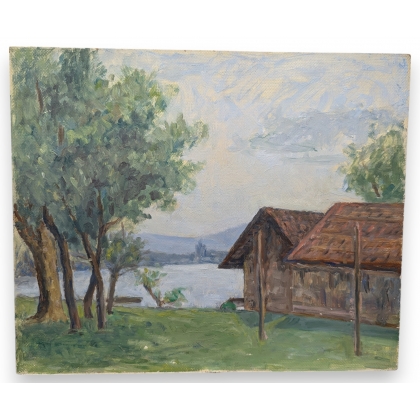 Tableau \"La Belotte\" par SOKOLOFF
