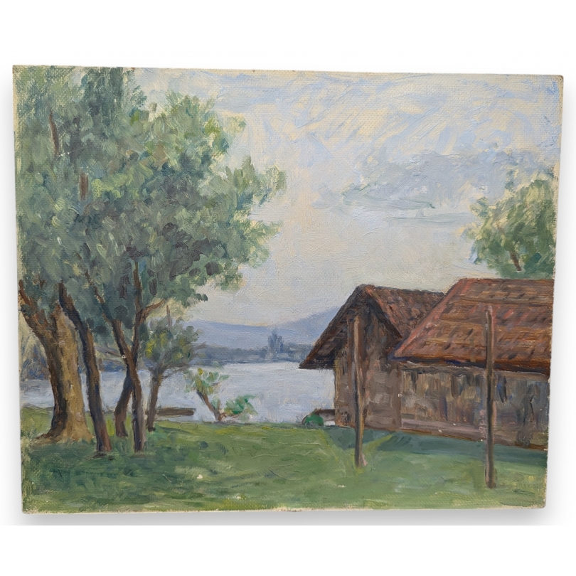 Tableau \"La Belotte\" par SOKOLOFF