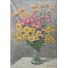 Tableau \"Bouquet de fleurs\" signé P. SOKOLOFF