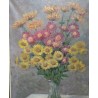 Tableau \"Bouquet de fleurs\" signé P. SOKOLOFF