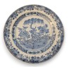 Assiette en porcelaine chinoise bleu