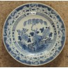 Assiette en porcelaine chinoise bleu et blanc
