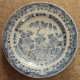 Assiette en porcelaine chinoise bleu et blanc