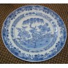 Assiette en porcelaine chinoise bleu