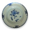 Assiette en porcelaine chinoise bleu et blanc