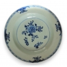 Assiette en porcelaine chinoise bleu et blanc