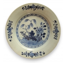 Assiette en porcelaine chinoise bleu