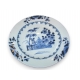Assiette en porcelaine chinoise bleu