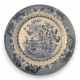 Assiette en porcelaine chinoise bleu et blanc